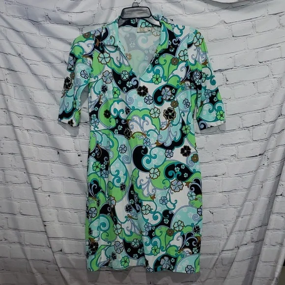 Katherine Way | Dresses | Katherine Way Collar 34 Sleeve Shift Dress |  Poshmark